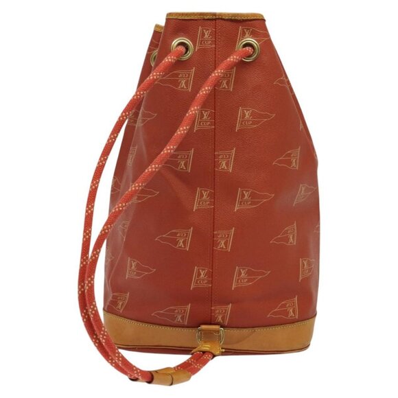 LOUIS VUITTON LV CUP Saint Tropez Shoulder Bag Red M80026 LV Auth BD1921 - Picture 3 of 16